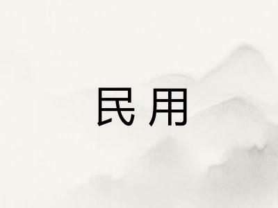 民用 民用