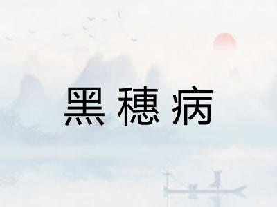 黑穗病