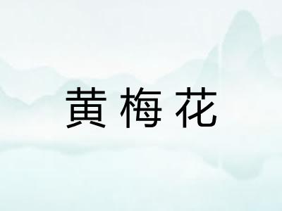 黄梅花
