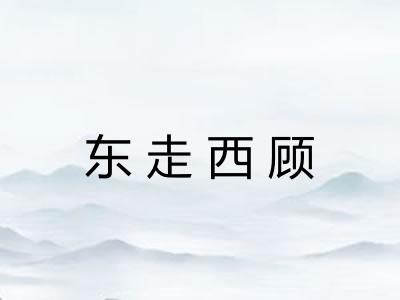 东走西顾 东走西顾