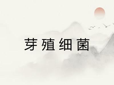 芽殖细菌 芽殖细菌