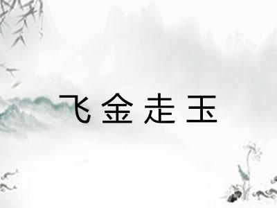 飞金走玉 飞金走玉
