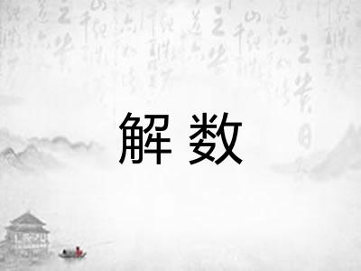 解数
