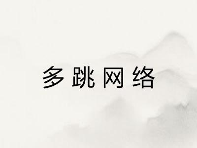 多跳网络 多跳网络