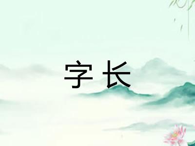 字长 字长