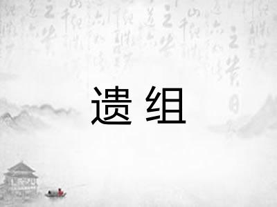 遗组 遗组