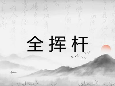 全挥杆 全挥杆