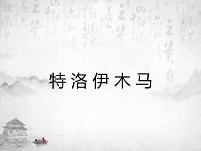 特洛伊木马 特洛伊木马