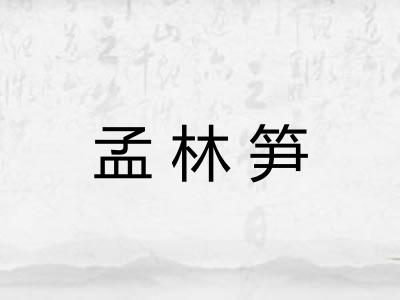 孟林笋
