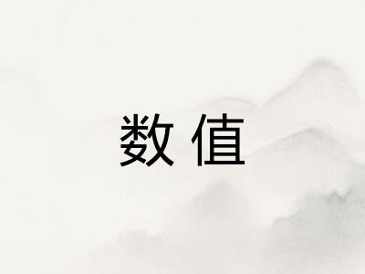 数值