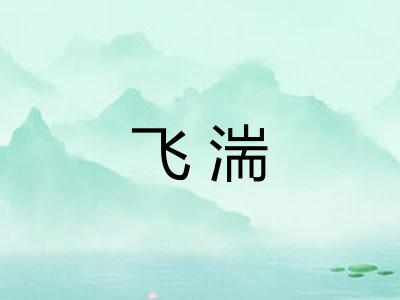 飞湍