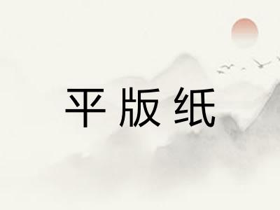 平版纸 平版纸