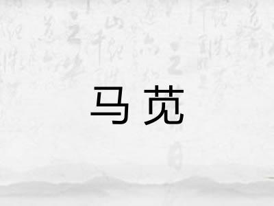 马苋