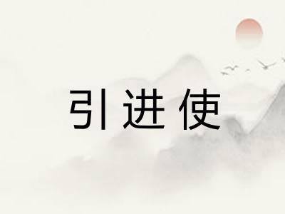 引进使