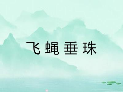 飞蝇垂珠 飞蝇垂珠