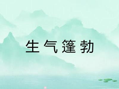 生气篷勃 生气篷勃