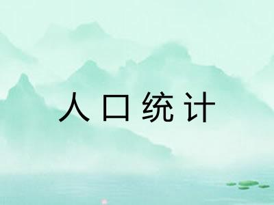 人口统计