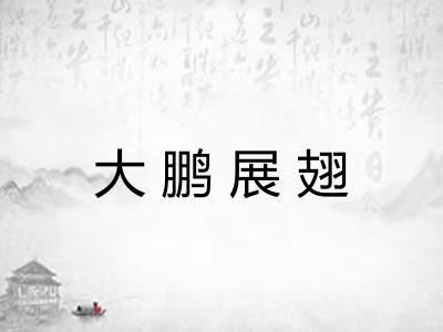 大鹏展翅 大鹏展翅