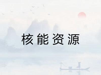核能资源 核能资源