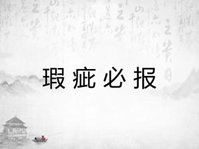 瑕疵必报 瑕疵必报